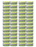 Dorco Pace 6 Pro - Six Blade Razor System with Trimmer - 52 Pack Refill (No Handle)