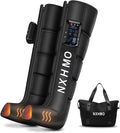 Cordless Leg Air Compression Massager with Heat for Circulation and Pain ReliefSequential Compression Boot for Athletes (L Size)