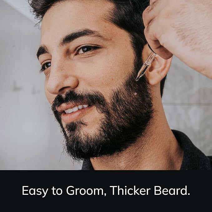 Detroit Grooming Co. Beard Oil &amp Beard Butter Bundle – 313 (Vanilla &amp Amber Scent) – Beard Hydration Set with Vitamin E &amp Sunflower Oil