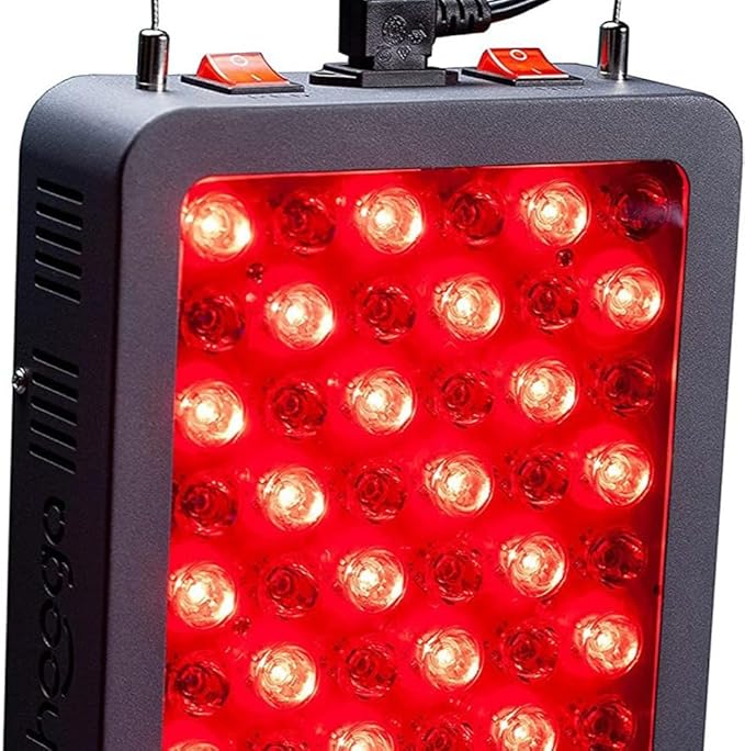 Red Light Therapy for Face and BodyNear Infrared Light 660nm 850nm60 LEDs High Power Panel for Pain ReliefRecovery Improve Sleep Skin Health