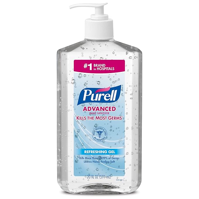 Purell Instant Hand Sanitizer 20 Oz. Pump Bottles Pack of 12