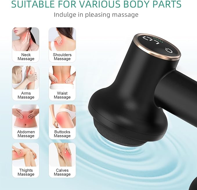 Cordless Cellulite Massager Handheld &amp Mini Massager Massage Stomach Belly Arms Legs Body Sculpting Machine for Women Female at Home
