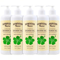 Hawaiian Tropic Hydrating Shower Gel Body Wash 5 Pack 380ml Bottle Silky Coconut Scent SLS Free Paraben Free Hotel Bathroom Amenities Bulk Size Air Bnb Guest Bathroom Essentials Airbnb