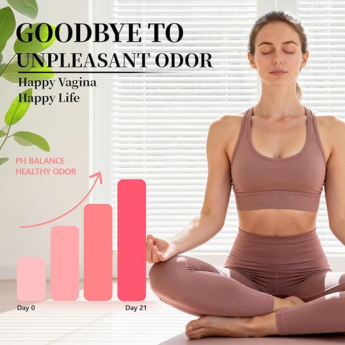 Feminine Balance Gummies for Women's pH Balance | Hawaiian Pineapple Flavor with Vaginal Probiotics &amp Vitamins for Internal Balance Comfort Freshness &amp Confidence Support
