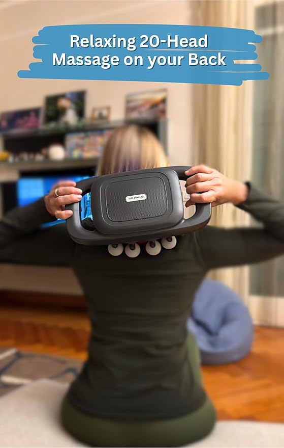 LEVILO 20 Head Massage Gun Deep Tissue for Neck Shoulder Back Massager – Percussion Massage Gun for Muscle Recovery – Quiet Portable &amp Powerful Full Body Tool – Ideal Gift for Men &amp Women