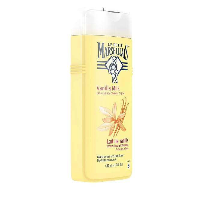 Le Petit Marseillais Extra Gentle Shower Cream Vanilla Milk 22 Fluid Ounce