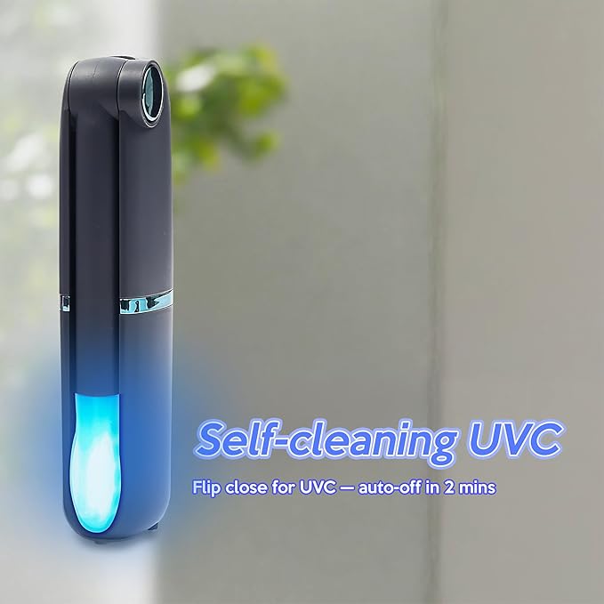 Foldable Travel Sonic Electric Toothbrush with UV Cleaning Feature | Whitening Feature | Electric Toothbrush for Adults | Travel Toothbrushes