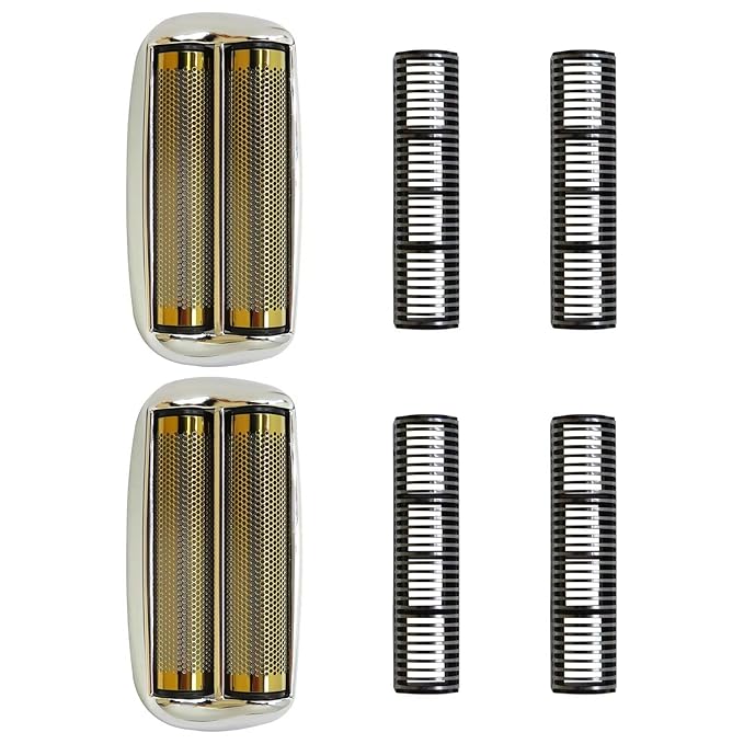 2-Pack Replacement Foil and Cutters Compatible for BaBylisPRO Double Foil Shaver Replacement Foil Compatible for BaBylisPRO FXFS2 Shaver - Silver