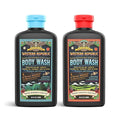 Men's Body Wash | Nautical Birchwood &amp Alpine Sage Scent and | Hydrating &amp Anti-Aging Formula with Aloe Niacinamide &amp Hyaluronic Acid (2 Pack) | Made in USA