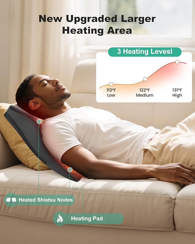 Snailax Neck Massager and Back Massager Bundle
