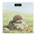 Cute Hedgehog Weight Scale Large Digital Bathroom Scales with Bright LED Display Non Slip Digital Scale and Step On Fashion Weighing Machine for Body