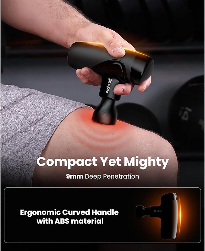 BOB AND BRAD M7 Plus Mini Massage Gun with Heat and A7 Massage Gun with 11mm Amplitude