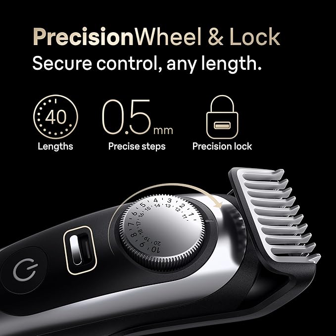 Braun Series 9 All-in-One Multi Grooming Kit for Men 13-in-1 Beard Trimmer Body Groomer Hair Clipper and Manscaping for Face &amp Body 9440