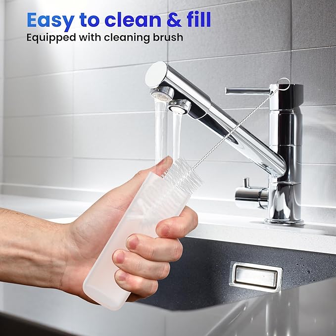 Electric Toothbrush with Water Flosser 2 in 1 Cordless Toothbrush and Water Flosser ComboWater Flosser for Travel and Home (White)