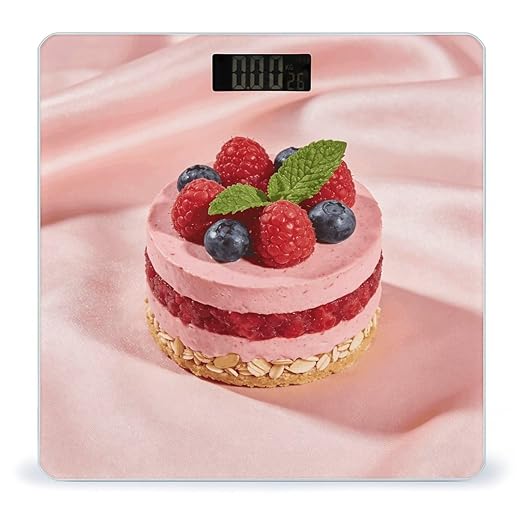 Ispahan Smart Scale for Body Weight Digital Bathroom Scale Toughened Glass Weight Scale with Large LCD Backlight Display High Precision Scales Weighing Machine