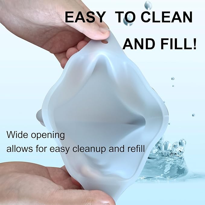 Deepdeem Clear Silicone Enema Bag Kit – 2 Quart Reusable Colon &amp Detox Care System with 6.75ft Hose &amp 7 Tips Non-Toxic Home Colonic Kit for Men &amp Women (Coffee/Water Compatible)