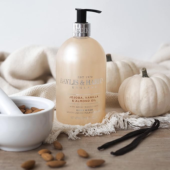 Baylis &amp Harding Jojoba Silk &amp Almond Oil 16.9 Ounces Hand Wash Pack Of 3