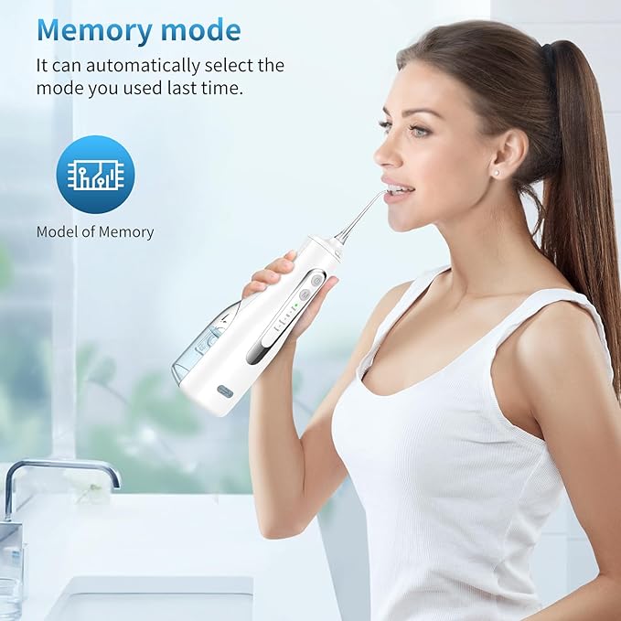 Danou1 Rotation Electric Cordless Water Pulse Rechargeable Portable for Teeth: Waterproof for Daily Teeth Cleaning Oral Irrigator for Travel &amp Home Use USB RechargeableQuiet Operation.
