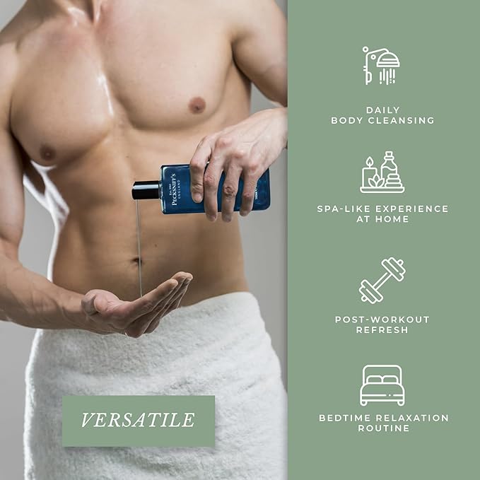 Pecksniff's Men's Luxurious Moisturizing Bath &amp Shower Gel (Stylish)