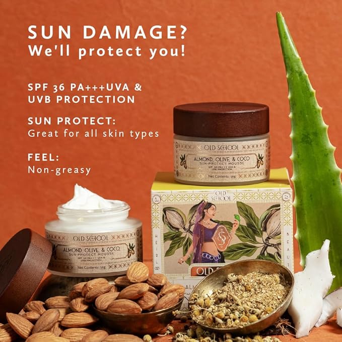 Old School Rituals SPF 36 PA+++ Sun-Protect Mousse 50g