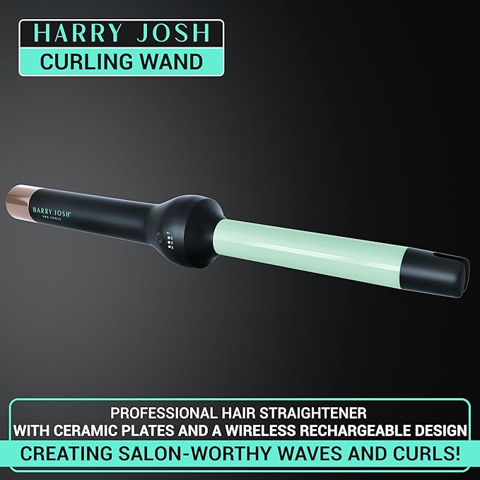 Pro Tools Cordless Ceramic 1 Curling Wand Ceramic Barrel for Long-Lasting Curls &amp Waves Rechargeable Travel-Friendly Hair Tool