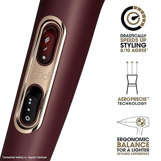 ghd Helios Hair Dryer ― 1875w Professional Blow Dryer Longer Life + Brushless Motor Lightweight Hair Dryer for Salon-Worthy Blowout