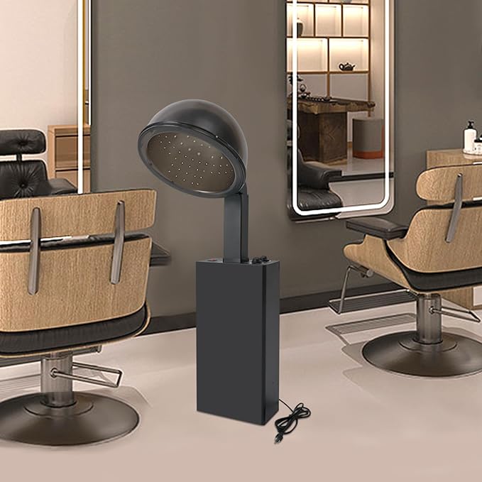 Bacocoo Salon Dryer110V Hooded Hair Dryer with Timer1200W High Efficiency Hooded Conditioning Salon HairAdjustable Angle Freestanding Hair Dryer for HomeBeauty SalonHair Studio.