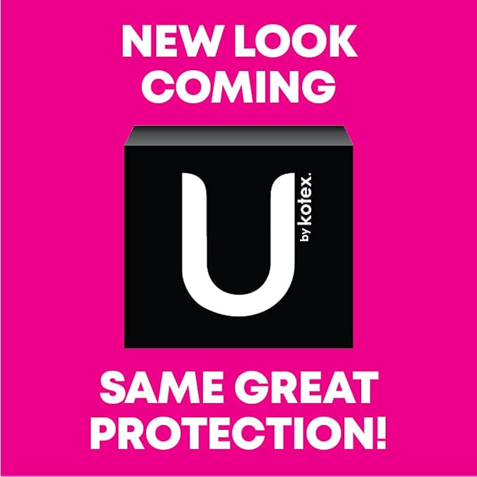 U by Kotex AllNighter Overnight Feminine Pads with Wings Ultra Thin 108 Count (3 Packs of 36) (Packaging May Vary)