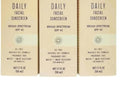 Generic Trader Jo Daily Facial Sunscreen Broad Spectrum SPF40 oil free invisible gel formula fragrance free water + Sweat Resistance (3 Pack)