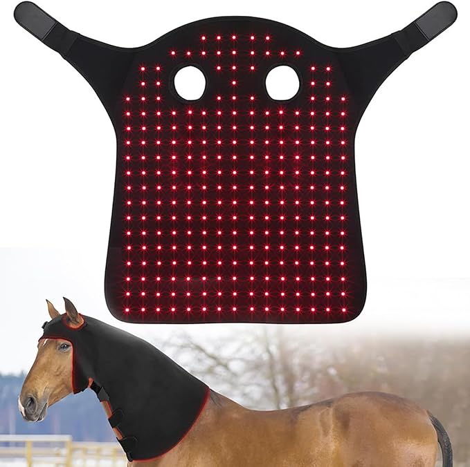Horse Use Red Light Therapy Pad 660nm 850nm Red Infrared Belt Horse Red Light Therapy Equipment for Horse Head and Neck Relaxation and Recovery Therapy
