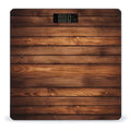 Brown Wooden Bathroom Scale Weight Scale for Body WeightHighly Accurate Digital Weighing Machine Clear LED Display Digital Bathroom Body Scale 400lb/182kg