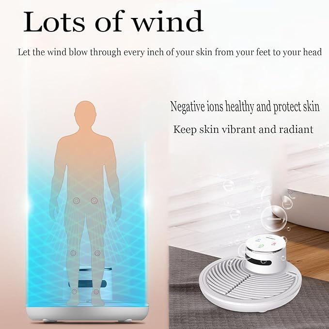 Full Body Dryer Full Body Dryer for Shower Negative Ions Body Heater Blow Dryer Body Hair Dryer Full Body Drying Machine with Negative Ion Switch Between On and Cold