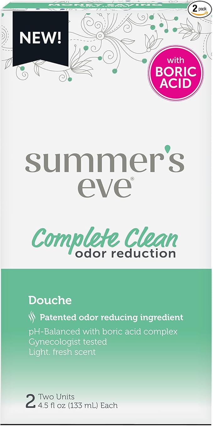 Dorzu RepHresh Vaginal Gel (4ct) and Summer's Eve Feminine Douche (2 Units)