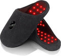 Scienlodic Rechargeable Red Light Therapy for Feet - Red and Blue Light Therapy Device at Home - 460nm &amp 660nm &amp 850nm with Pulse Mode for Feet Healthy- 2pcs (Black)