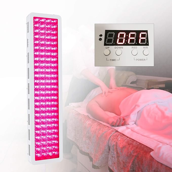Bathrena 1000W LED 660nm Red Light Therapy Red Near Infrared Light Panel 850nm Red Near Infrared Light for Pain Relief Red Light Therapy Device Red Light Therapy Device for Body