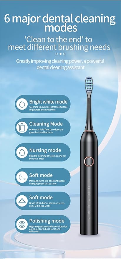 Electric Toothbrush for Adults (Pink)