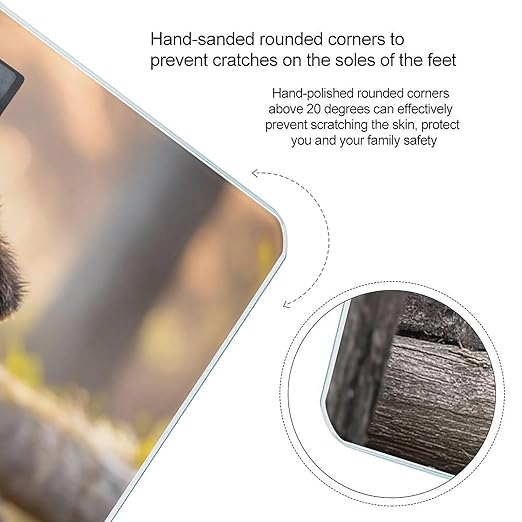 German Shepherd Puppy Scale for Body Weight Highly Accurate Digital Bathroom Body Scale Digital Bathroom Scales for People Anti-Slip Large LCD Display Smart Scales