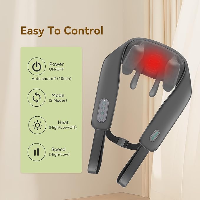 Snailax Full Body Massage Mat and Neck Massager Bundle