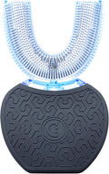 Automatic ToothbrushSonic Glow Toothbrush Teeth Whitening KitSonic BrushEquipped with Two Replacement Brush Heads (Black)