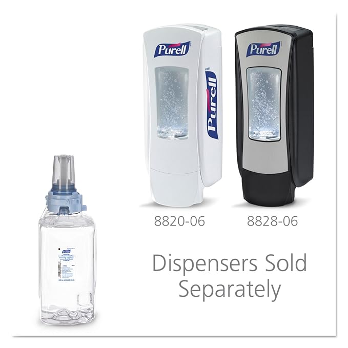 Purell 880503 Advanced Instant Hand Sanitizer Foam ADX-12 1200mL Refill Clear 3/Carton
