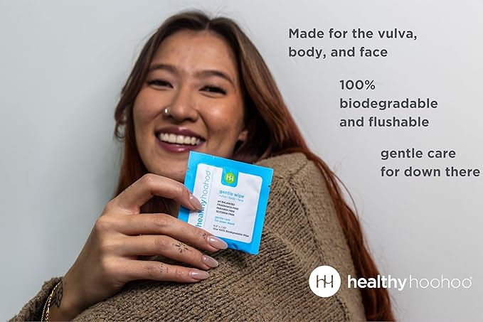 Gentle Care For Down There: Gentle Feminine Wash 100% Flushable Gentle Wipes Gentle Foaming Vulva Cleanser