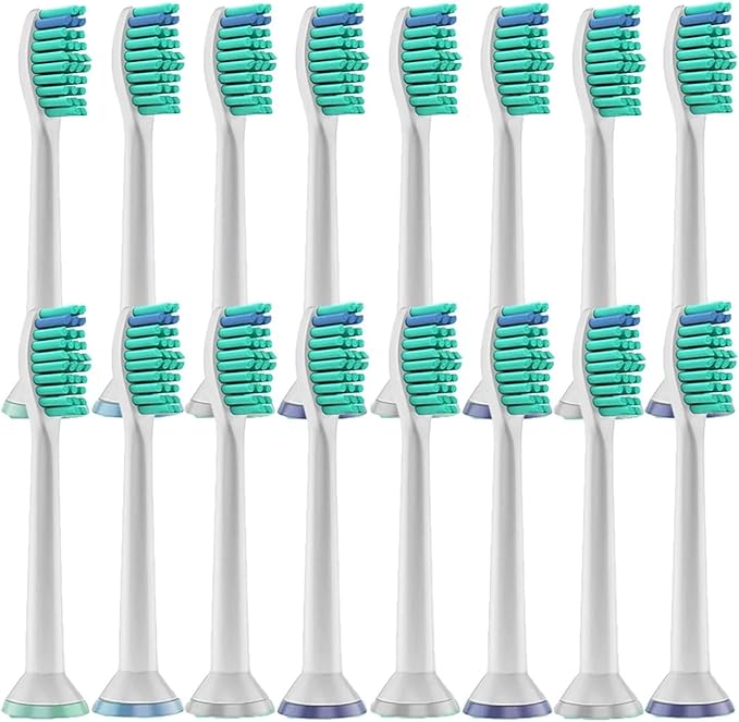 4/8/12/16/Replacement Toothbrush HeadsCompatible for Philips Electric Brush Head 1100 2100 4100 4300 5100 5300 6100 6500 etc(32pcs)