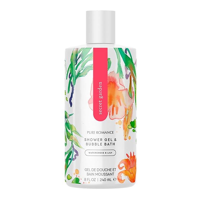 Pure Romance Shower Gel &amp Bubble Bath - Secret Garden