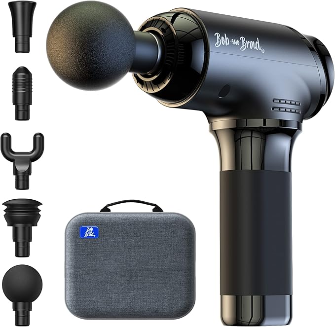 BOB AND BRAD T2 Massage Gun and sWAVE Massage Gun with Belt