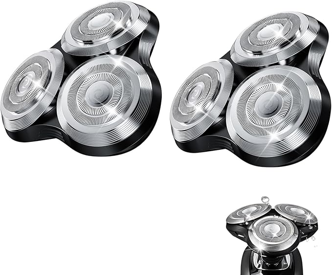 SH90 Replacement Rotary Heads Compatible with Philips Norelco Shavers Series 9000Replacement Shaver Head with Upgrade Double-Layer Precision Blades for Men's Shaving2 Packs