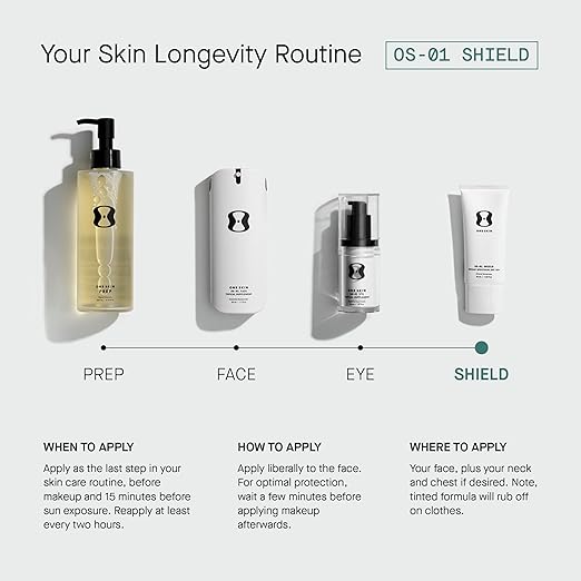 OneSkin FACE SPF OS-01 Peptide Broad Spectrum SPF 30+ Mineral Sunscreen- Scientifically Proven to Protect Skin from UV Aging Includes Potent Antioxidants For All Skin Types Including Sensitive Skin