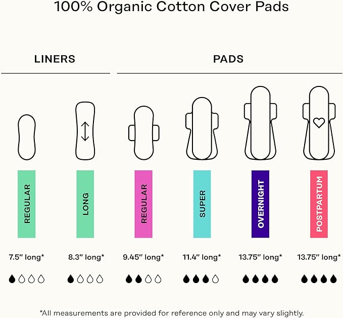 The Honey Pot Company - 48 ct - Herbal Pads for Women - Overnight w/Wings - Infused w/Essential Oils for Cooling Effect &amp Organic Cotton Cover - Feminine Care