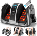 CARESKY® Shiatsu Foot Massager with Heat and Remote-FSA Eligible HSA Electric Deep Kneading Foot Massager for Neuropathy Plantar Fasciitis Massage Feet/Leg/Calf/Ankle Gifts for Women and Men