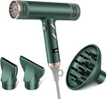 Hair Dryer with Diffuser Professional Brushless Motor Blow Dryer 3 Heating/3 Speed/Cold Botton for Fast-Drying Portable Dryer Gifts for Women/Men
