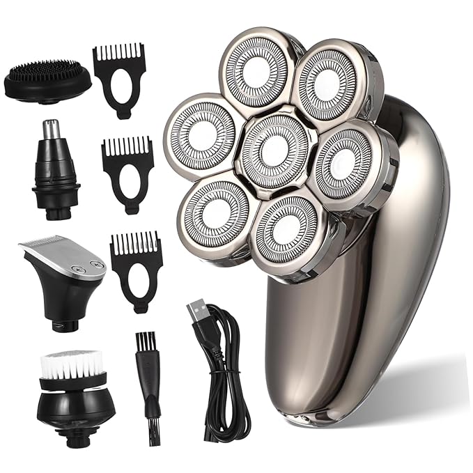 Electric Shaver for Men Blade Rechargeable Trimmer Face Razor Nose Hair Trimmer Hair Removal Machine Men Razor Beard Clippers for Travel